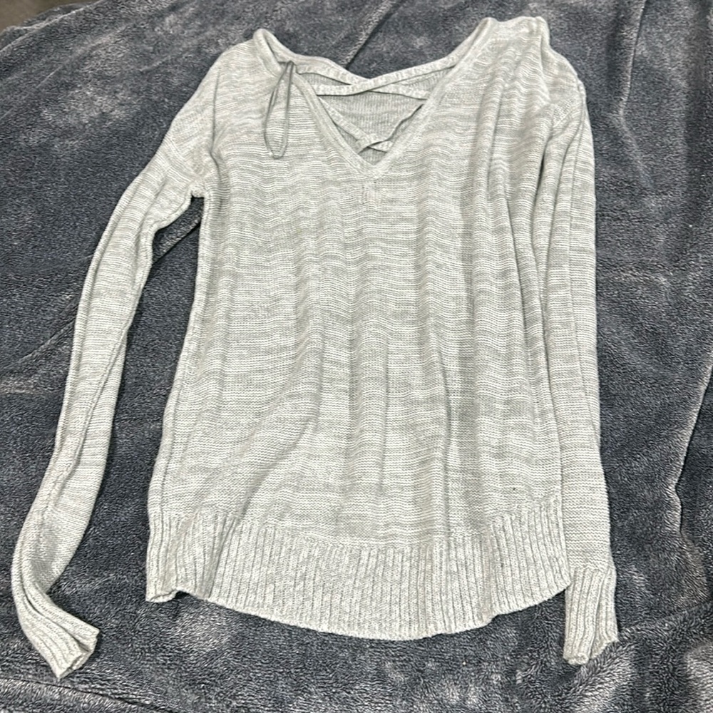 Cross back Soft You Sweater